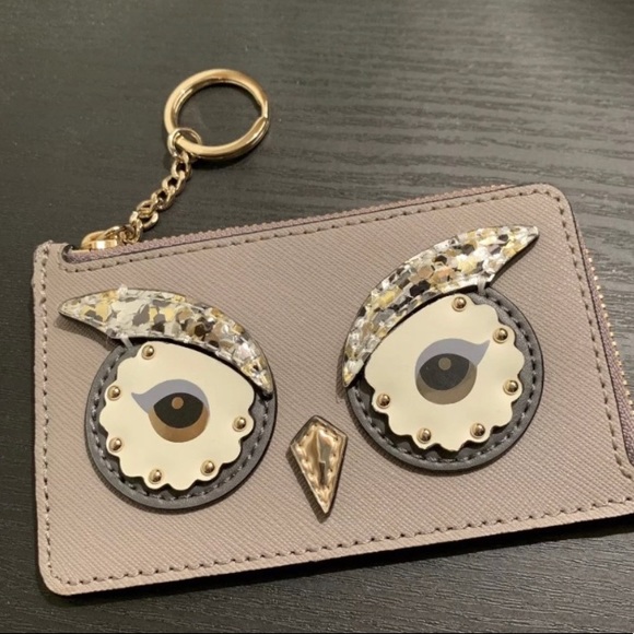 kate spade Accessories - Authentic Kate Spade leather zip card cs/Keychain